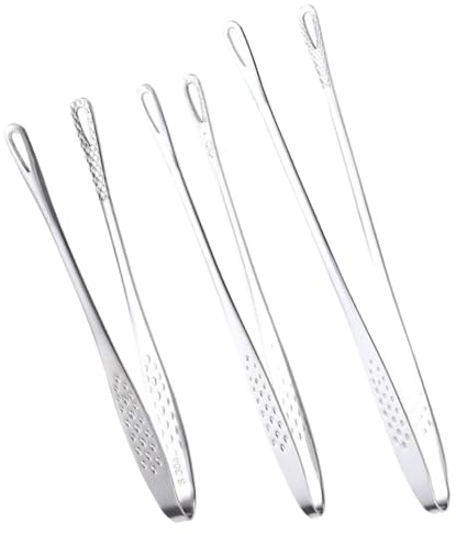 Gadpiparty 3pièces Pincettes à Barbecue Coréennes Acier Inoxydable Pour Cuisson Aliments Et Préparation Steaks Pinces Cuisine Pratiques Et Durables