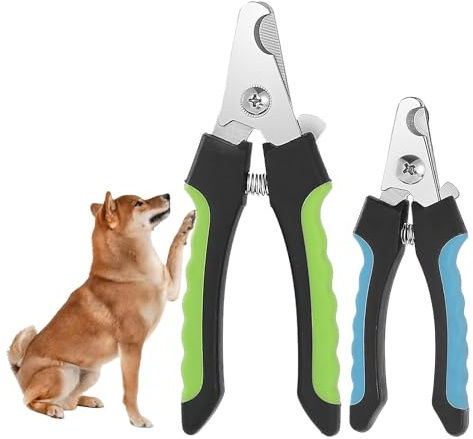 GmwyCzV Pack of 2 Claw Cutters for Dogs - Nail Scissors Dog Nail Clippers Dog Nail Clippers Dog Nail Clippers Dog Claw Scissors for Large Dogs Claws Cutting Dog Safe Claw Care