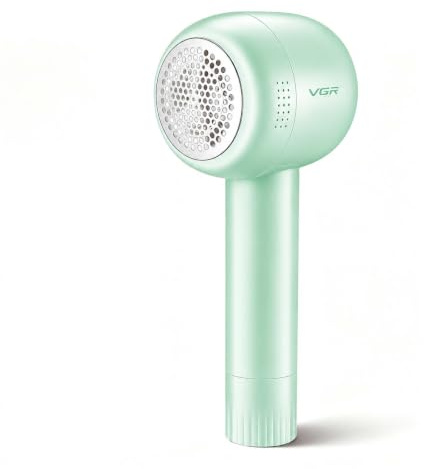 VGR 813 Quitapelusas Eléctrico Recargable, Cabezal de Acero, Verde