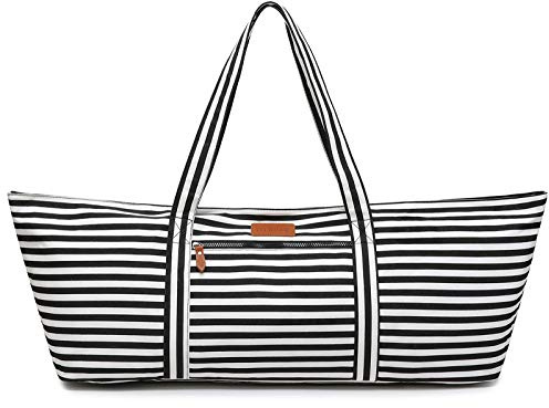 Large Yoga Mat Bag for Women & Men, Full-Zip Gym Bag with Yoga Mat Holder