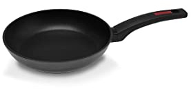 Zanetti Evolution Padella Induzione con fondo antiaderente, per tutti i piani cottura, impugnatura comoda, 20 cm Diametro, colore Nero