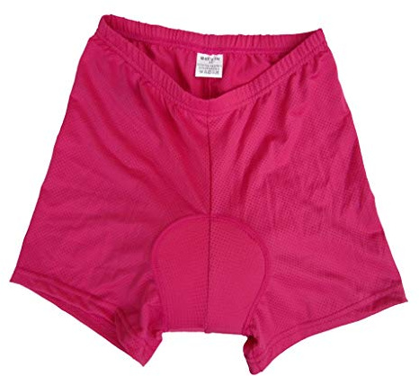 Inzopo Pink Cycling Shorts Women Girls Padded Bike Pants 3D Gel Bike Bicycle Underwear S