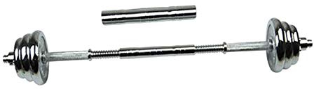 Barra di Prolunga per Manubri Connettore per Asta Extender Joint Barbell Build Coupler, 40 centimetri