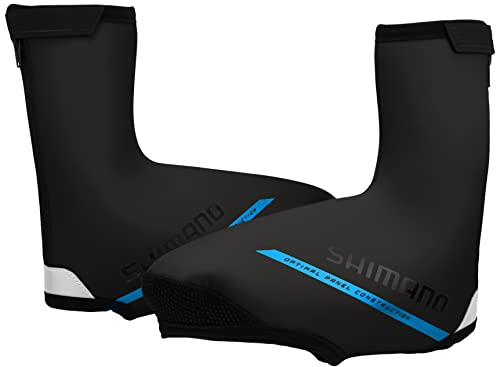 SHIMANO Clothing Unisex Thermo-Überschuhe, Schwarz, Größe M (40-42)