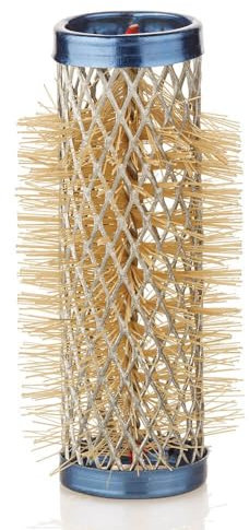 6 Bigodini Termici per Capelli Roller in Metallo con Scovolo Ø21 mm (371.458)