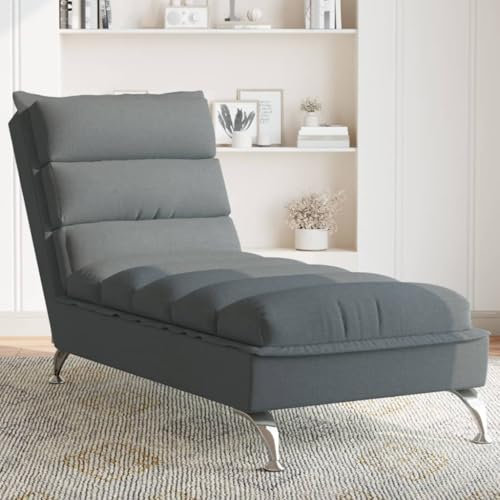 ShGaxin Divansoffa med kuddar i mörkgrått tyg, vardagsrumssoffor, relaxsoffa - 379469