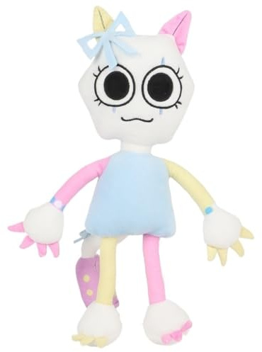Dandy's World Plush, Poppy Gosedjur Docka Söta Mjuka Plyschleksaker Jul Halloween Födelsedagspresent For Barn Vuxna(Bow Cat)