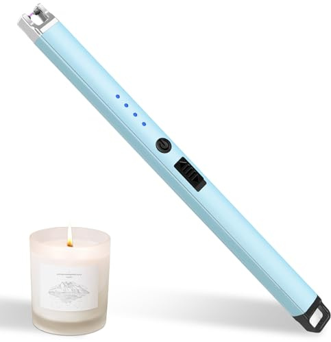Candle Lighter Flameless, Rechargeable Electric Lighter for Camping, Party