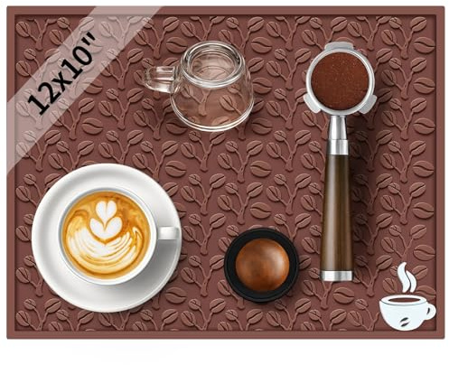 Tappetino da bar in gomma, 30 x 25 cm, per bar, club, cucina, cocktail, whisky e caffè espresso