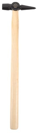 ELAYARD Martillo Ferroviario Puntiagudo de 40 Cm con Mango de Madera Negro, Martillo de Inspección y Reparación para Mantenimiento Ferroviario, Herramienta Multiusos para Electricistas