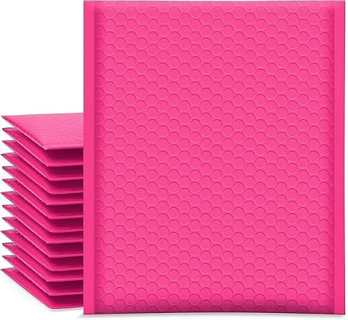 Bubble Mailer 25 Pack, Metallic Foil Bubble Mailers, Waterproof Self Seal Adhesive Shipping Bags, Cushioning Padded Envelopes for Shipping, Mailing, Packaging, Bulk Product