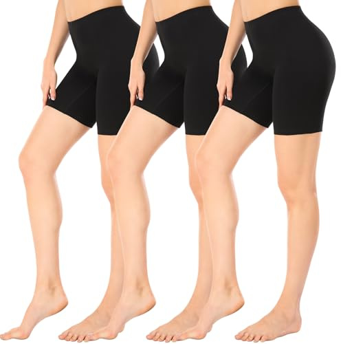 Wealurre Pantalon de cyclisme pour femme - Short court - Sous-vêtement - En coton - Taille S à 4XL