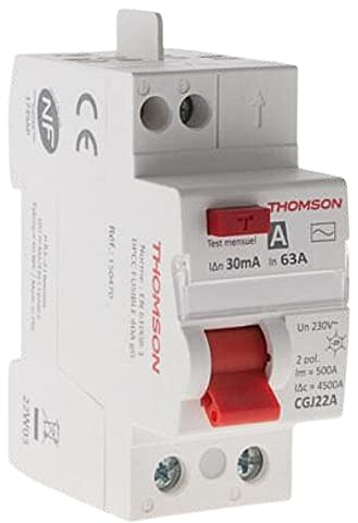 THOMSON Interrupteur Différentiel 63A/30mA Type A NF (Easy Connect)