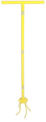 Twist Tiller - Herramienta para garras de jardín de acero inoxidable con mango largo