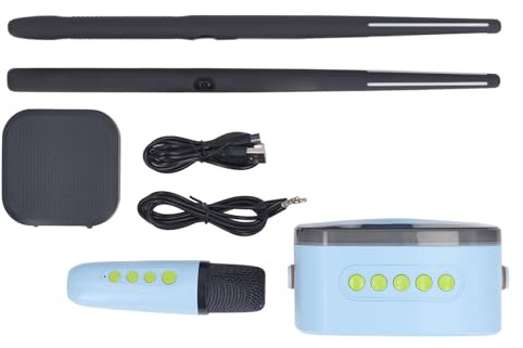 Keenso Ensemble de Batterie électronique, Ensemble de Batterie à Air électrique Portable avec Baguettes pour Adultes et Enfants Batteurs (Black