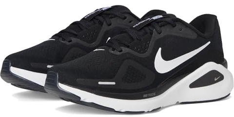 NIKE Structure 26, Sneaker Mujer, Black White Cool Grey Metallic, 40 EU