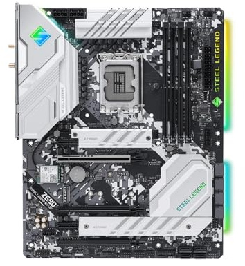 WLTDYZZLDN Fit For ASRock Z690 STEEL LEGEND WIFI 6E Motherboard LGA 1700 Supports I9-14900KF I7-12700K I5-12400F CPU 4xDDR5 M.2 NVME HDMI ATX motherboard