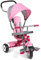 Radio Flyer 4-in-1 Stroll 'N Trike, rosafarbenes Dreirad für Kleinkinder von 1–5 Jahren
