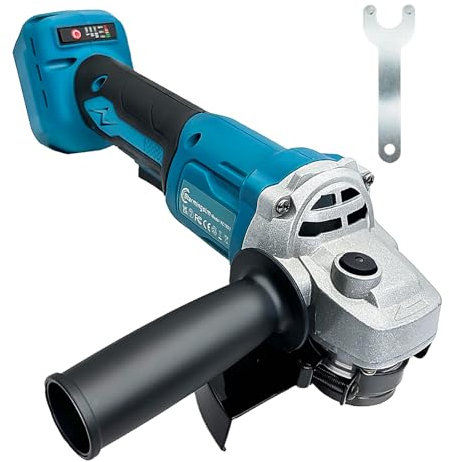 Starmingstm Cordless Angle Grinder, 12V Brushless, 3-Speed, 125mm, 10000RPM, Rotatable Handle, Battery Grinder for Cutting/Grinding/Polishing (Body Only)