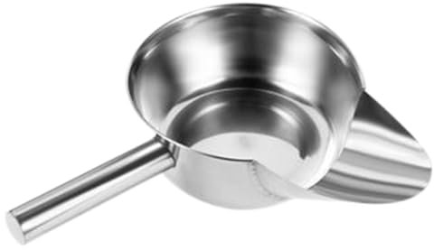 Fransk stekskopa, popcorn skopa rostfritt stål, portioner konrol, halkskydd kökssäckare för mellanmål, desserter, is, varor, popcorn och godis, 228 g