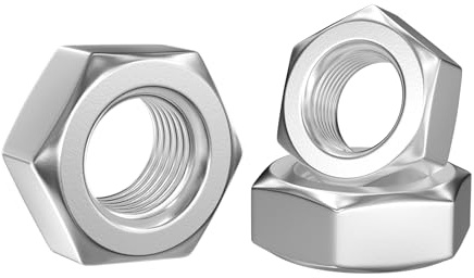 GUEEYUAW 16 Piezas Tuercas Hexagonales M12, Acero Inoxidable 304 A2 V2A DIN 934