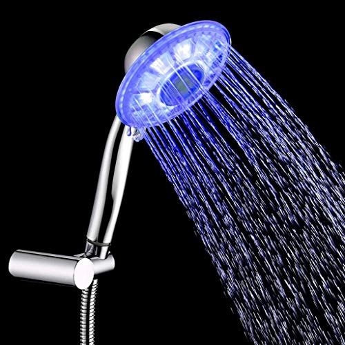 Cabezal de ducha LED con indicador de temperatura, pulverizador de mano para ahorro de energía y comodidad, ideal para uso doméstico y hotelero