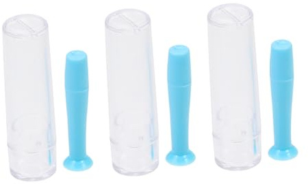 GANAZONO 3 Pièces Bâtons Ventouses pour Lentilles de Contact Accessoires Antidérapants pour Retirer et Poser Lentilles Compact et Sécurisé pour Nettoyage Contact