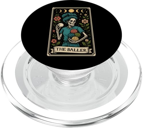 The Baller Bocce Ball Player Tarocchi Witchy Moon PopSockets PopGrip per MagSafe