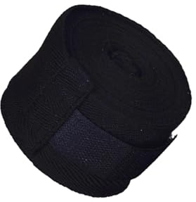 lopituwe Vendajes de Boxeo, Cinta elástica de Soporte para muñecas, Equipo para Proteger Las Manos Durante Las competiciones de Artes Marciales, Vendajes, Negro, 5m