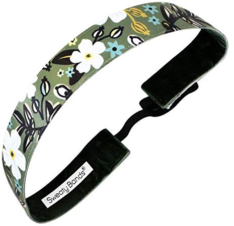 Sweaty Bands Bloominous Non-Slip Velvet Lined Floral Fitness Headband