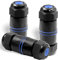 VCELINK IP68 Waterproof RJ45 Coupler Cat6/Cat5E/Cat5, Outdoor Ethernet Cable Connector Female to Female, Shielded Network Extender 3 Pack