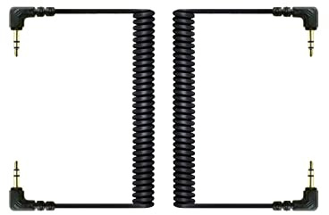 Cable de conexión SC2 de 3,5 mm estéreo TRS macho a 3,5 mm estéreo TRS conector de salida macho Conecta mezclador de audio/micrófonos a cámara/flauta de bloque 2 unidades