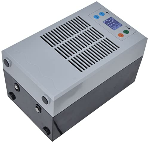 Elektronischer Wasserkühler für Aquarien, Elektronischer Wasserkühler für Aquarien, Digitale Kühlung, Heizung, Aquarium-Heizungen (EU-Stecker)