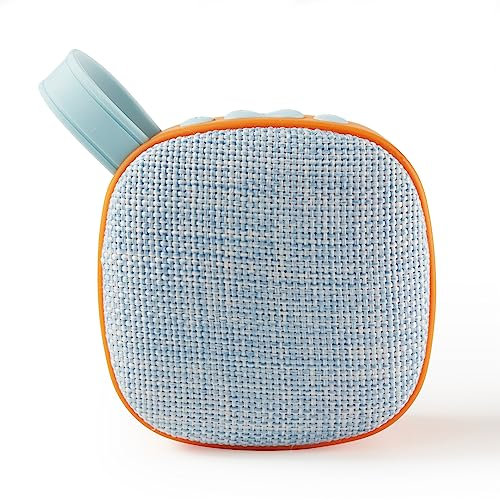 MAIASAURA | Caja de historia para niños Mayia Plus con 200 títulos incluidos | Cuentadora de historia infantil de 0 a 8 años | Caja de música para bebé con rimas, cunas e historias (azul naranja)