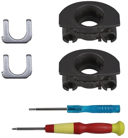 Adhiper WH-1000XM4 Hinge Swivels + U Shaped Metal Hinge Lock Grove Replacement for Sony WH-1000XM4 Headphone,Replacement Parts Accessories Hinge Spins(Black)