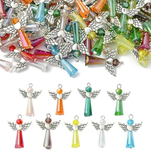 Airssory pumpa svamp morot druva ros tema glas berlocker för gör-det-själv smycken armband halsband örhänge nyckelring dekoration, Glas