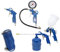 HYUNDAI Kompressor Zubehör SET ACZ55901 (Druckluft Zubehör SET, 5-teilig, bestehend aus Spiralschlauch, Spritzpistole, Sprühpistole, Reifenfüller, Ausblaspistole)