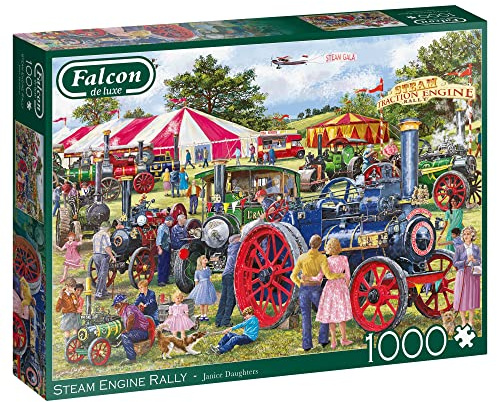 Jumbo, Falcon de luxe - Steam Engine Rally, Jigsaw Puzzles for Adults, 1000 piece