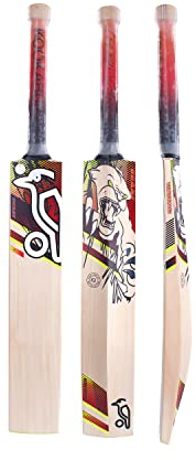 KOOKABURRA Beast 5.1 Cricketschläger, Rot/Schwarz/Gelb, Kurzer Griff