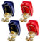 XTDMJ 2-in-1 Car Battery Clamps - Quick Connect Battery & Pole Clamps Set for 12v Car, Motorcycle, Truck, Boat - Red, Blue