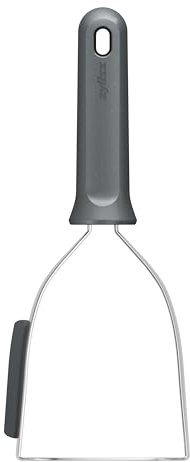 Zyliss Presse-Purée de Pommes de Terre, Avec Grattoir en Silicone, Manche en Paille de Blé écologique, Professionnel Robuste Acier Inoxydable, Lavable au Lave-Vaisselle, Garantie de 5 Ans