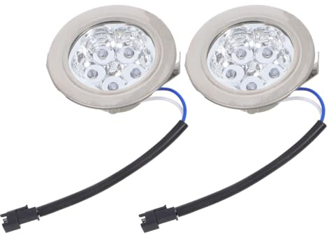 DIYEAH 2 Stück Dunstabzugshaubenlicht Glühbirne der Dunstabzugshaube Austausch der LED-Leuchte der Dunstabzugshaube Glühbirnen für Dunstabzugshauben Motorhaube Lichtleiste Abs Silver Küche Led