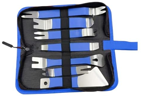 Kit de herramientas de extracción automática – Juego de 7 piezas de removedor de clips de panel de coche, herramienta interior de mango ergonómico, kit de extractor duradero | Herramientas de