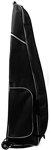 DUBTEDHOU Chinese Kung Fu Sword Bag, Roller Fencing Sword Bag For Adult And Child 1680D Oxford Cloth Multicolor 120x35x20cm(Black)