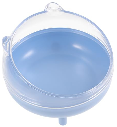 BESTonZON Boîte Bain Sable Hamster Transparent avec Couvercle Détachable Maison de Toilette pour Rongeurs Portable et Sécurisée pour Hamsters et Chinchillas Couleur Couleur