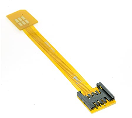 chenyang CY GSM CDMA Standard UIM SIM Karten Kit Stecker auf Buchse Verlängerung Soft Flat FPC Kabel Extender 10cm
