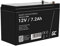 Green Cell® AGM 12V 7,2Ah Akku Vlies Batterie VRLA Blei Batterie Bleiakku Ersatzakku Akkubatterie Versorgungsbatterie Zyklenfest Wartungsfrei UPS USV Notstrom Elektro Spielzeug Alarm Roller