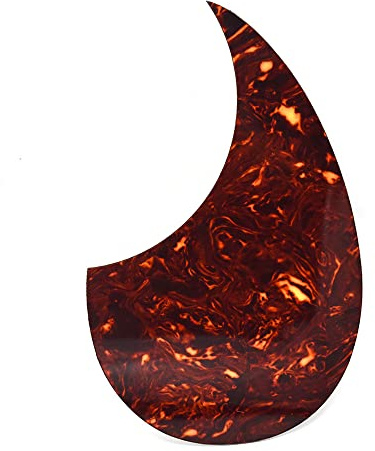 Vencetmat Acoustic Guitar Pickguard fit for Martin 000,OM18,28 Models, Travel Guitars, Right Handed, Tortoise - Flame Brown