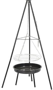 Trend Line Dreibein-Schwenk-Grill Ø 46,5cm Schwenkgrill Feuerschale verchromt