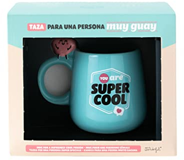 Mr. Wonderful WOA11639EM Cerámica We make a good team Taza con Aguacate en el Mango, 330ml Capacidad